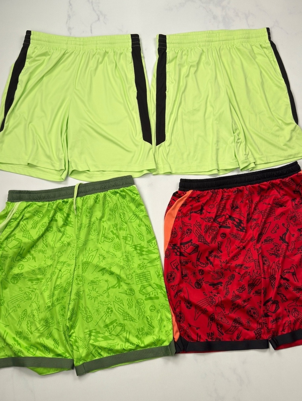 Tek Gear Athletic Shorts Dry Tek - Boys XL Husky Lot of 4